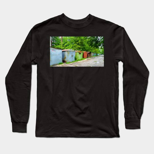 Sheds in Bishkek Long Sleeve T-Shirt by SHappe